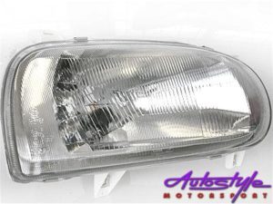 VW Golf Mk3 Single Beam Replacement Headlamp-0