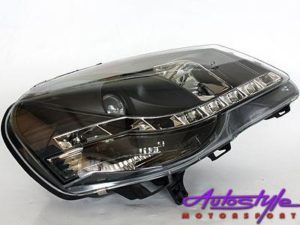 Vw Polo 05up DRL Smoke Headlamps-0