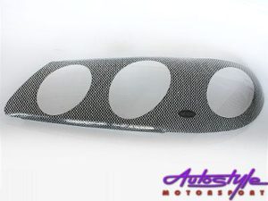 Nissan Almera Carbon Headlight Shields 2001up-0