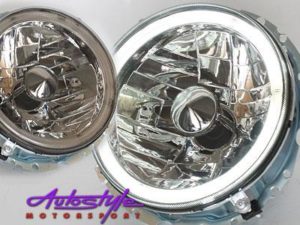 Vw Golf 1 NX Smoke Angel Eye Headlights-0