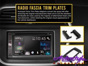 Toyota Yaris T3 Radio Fascia Plate Double And Single Din -21470