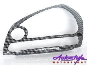 Hyundai Tucson 05+ Carbon Look Headlight Shields-0