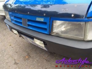 Fiat Uno Carbon Look Bonnet Shield-0