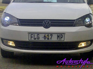 Vw Polo 05up DRL Smoke Headlamps-9607