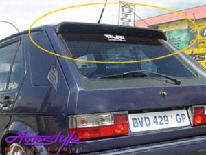 Vw Golf 1 Kamei Plastic Rubber Roofspoiler without-0