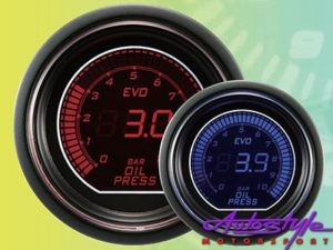 Autogauge EVO Oil Pressure Gauge 52mm-0