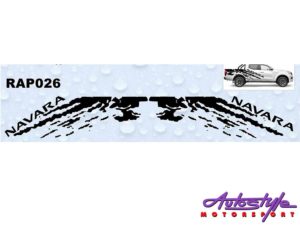 Nissan Navara Mudsplash RAP026 Vinyl Sticker Kit-0